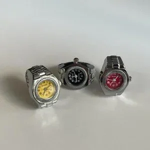 Accessories | Y2k 200s Vintage Retro Silver Tone Watch Ring